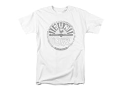 Camiseta ROCKINSTONE con logo Crusty de Sun Records (M)