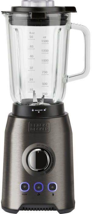 Batidora Vaso BLACK & DECKER BXJB1200E (1200 W - 1.5 L - Negro)