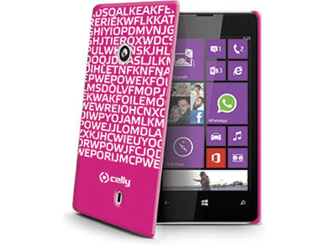 Carcasa Nokia Lumia 520, 525 CELLY CLOVE321FS Rosa