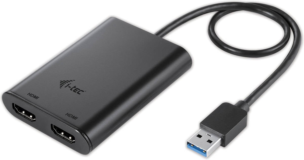 Adaptador USB-HDMI I-TEC U3DUAL4KHDMI