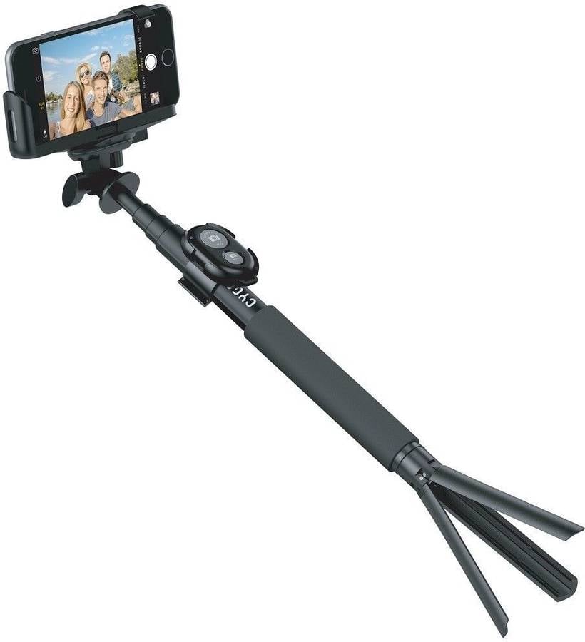 Cygnett Cysfs001 Palo selfie con bluetooth y tripode color negro stick muvit