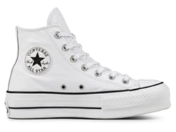 Zapatillas CONVERSE Cuero Mujer (39.5 - Blanco)