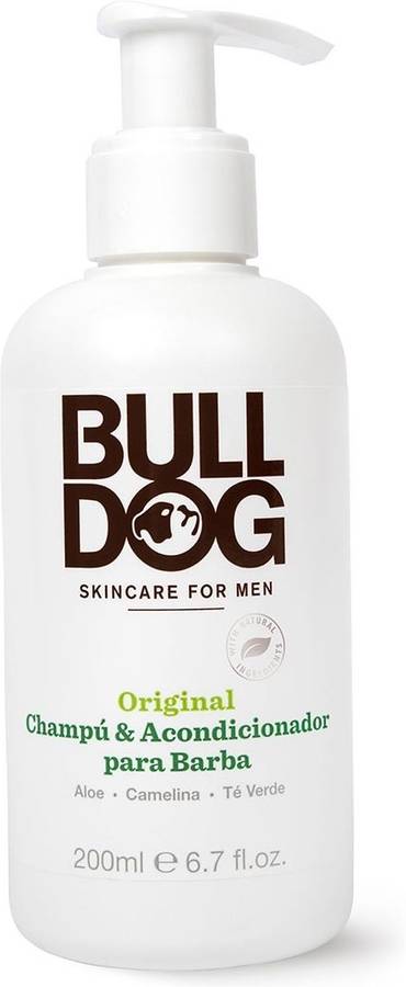 Dog Para Barba 2 en 1 dosificador 200 ml bulldog cuidado facial hombres