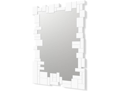 Espejo de Pared DEKOARTE Rectangular (Blanco - 100x70cm)