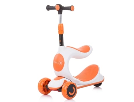 Patinete CHIPOLINO Space X 2 en 1 Naranja (Edad Mínima Recomendada: 3 años)