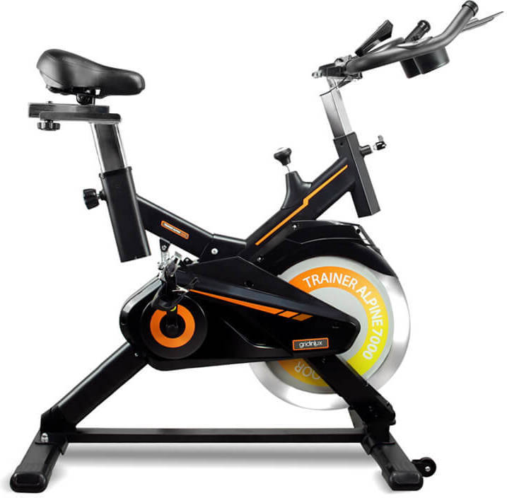 Bicicleta de Spinning  GRIDINLUX Alpine 7000 (106 x 56 x 107 cm - Volante de Inercia: 15Kg)