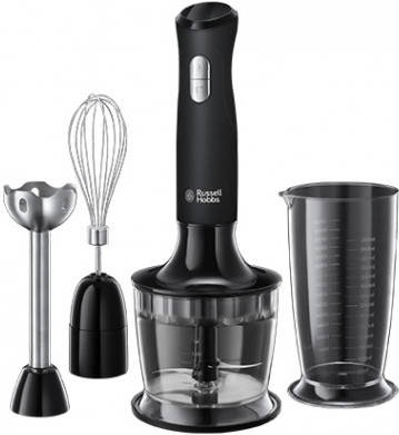 Batidora de mano + Accesorios RUSSEL HOBBS Matte Black (500 W - Negro)