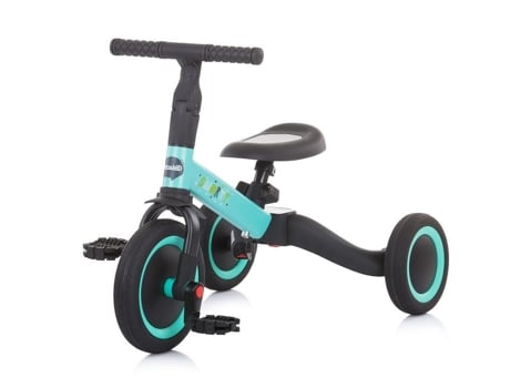 Triciclo convertible en bicicleta con pedales SMARTY mint CHIPOLINO