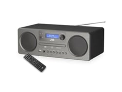 Microcadena de Música JVC RD-E861B-DAB (Gris - Bluetooth - 2x 5 W)