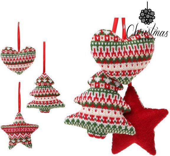 Adorno de Navidad CHRISTMAS PLANET 8339 (Rojo - 12cm)