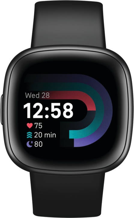 Reloj Deportivo FITBIT Versa 4 (Bluetooth - 6 días de autonomía - Negro)