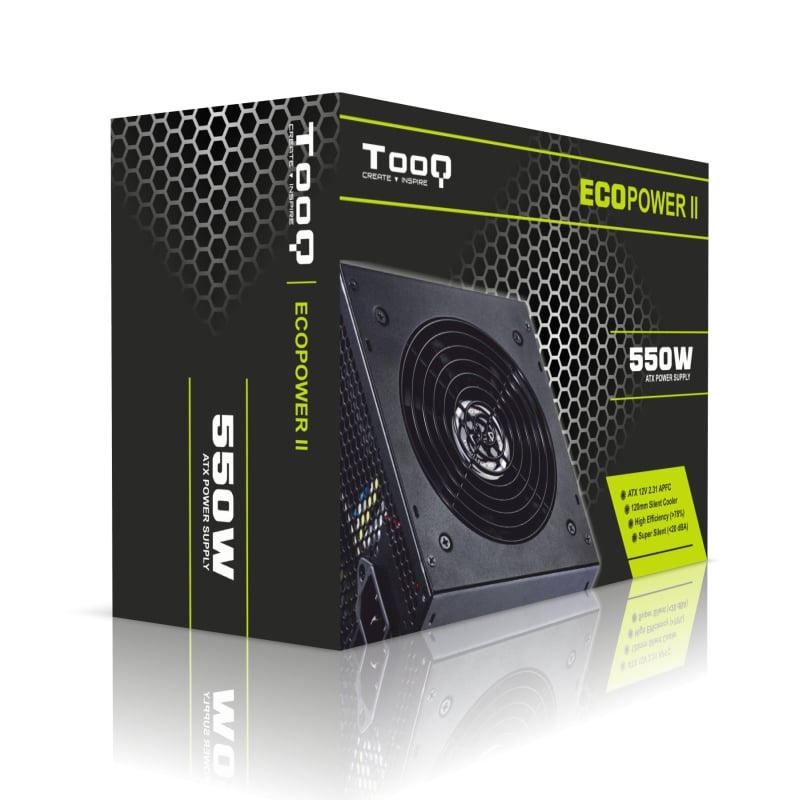 Fuente de Alimentación TOOQ TQEP-550SP