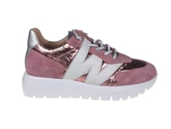 Zapatillas de Mujer WONDERS Oslo Casual Taglia Ante Rosa (40)