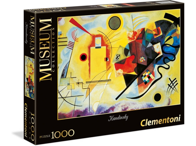 Puzzle CLEMENTONI Kandinsky: Amarillo, Rojo y Azul (1000 Piezas)