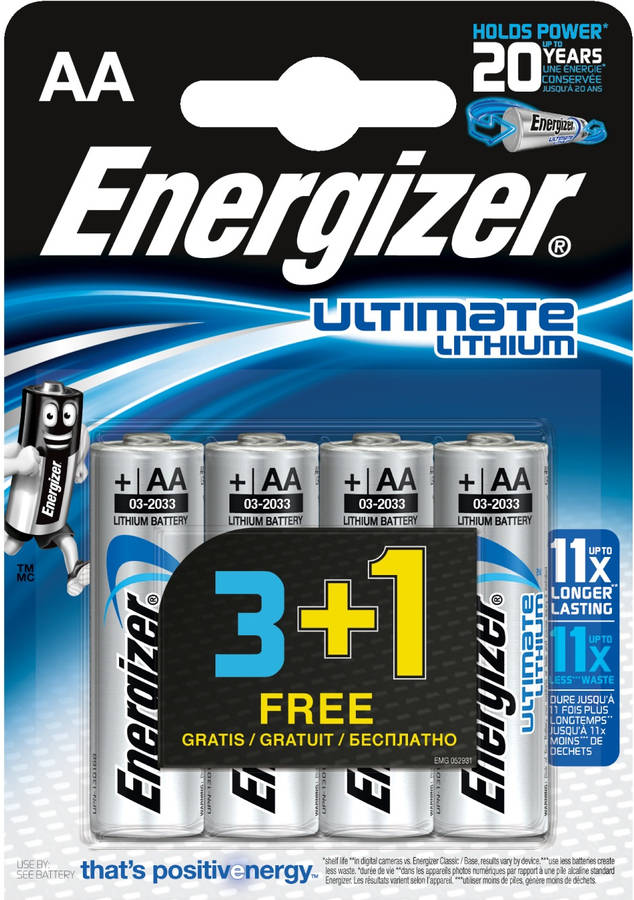 Pila ENERGIZER ENLITHIUMAA4SO 1.5 V