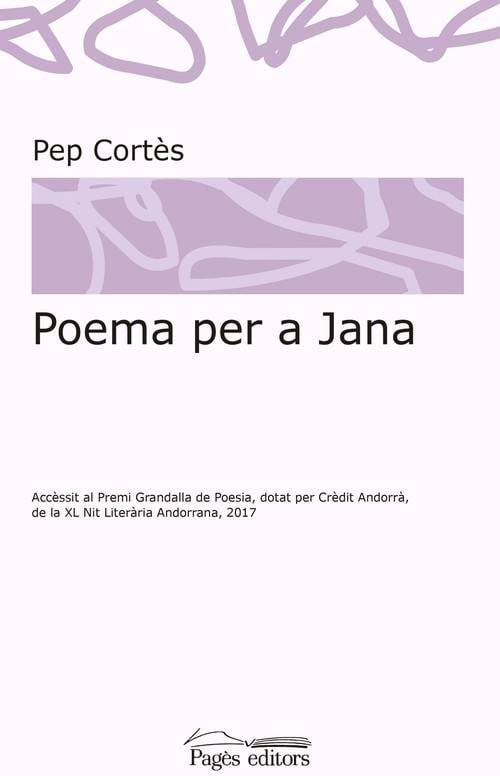 Libro Poema Per A Jana de Pep Cortès (Catalán)