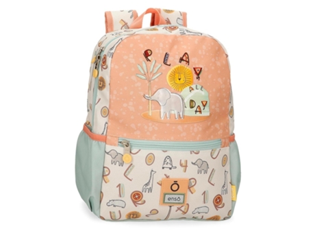 ENSO Mochila Escolar Poliéster Play All Day Multicolor