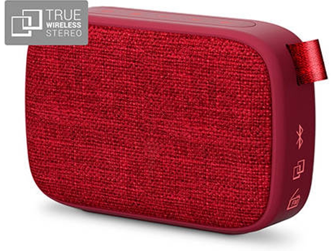 Altavoz Portátil ENERGYSIST Fabric Box 1+ Pocket Cherry TWS 3