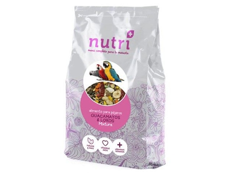 Alimentación para Pájaros NUTRIPLUS Big Mix con Fruta (3.3 Kg)