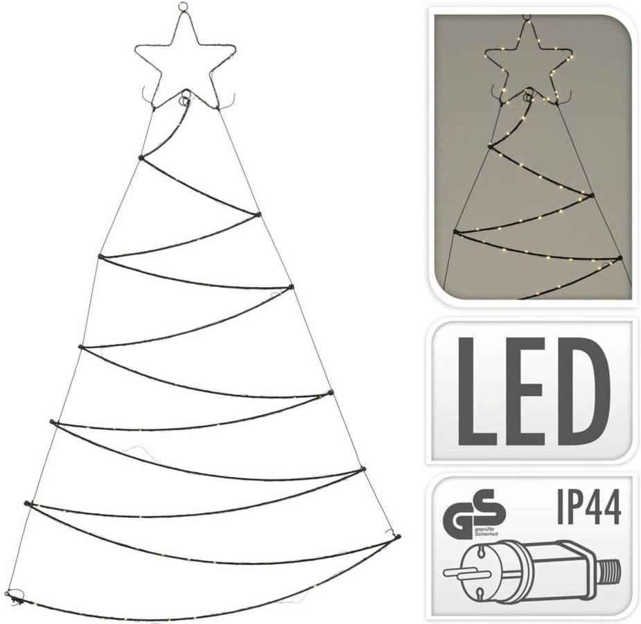 De Navidad Con 125 leds 110 cm ambiance luces 76x110cm