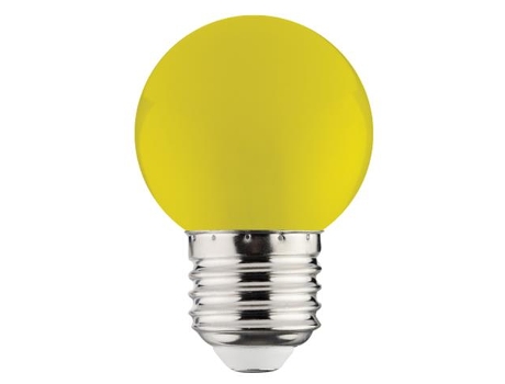 LED Globe Yellow 1W (Ec. 8W) E27