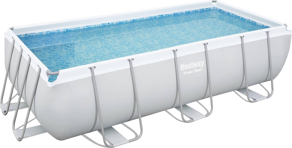 Piscina Tubular BESTWAY Gris (404x201x100cm)