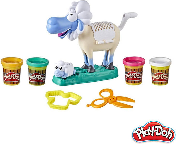 Plastilina Playdoh Oveja sherrie edad 3 años divertidos peinados hasbro original juguete