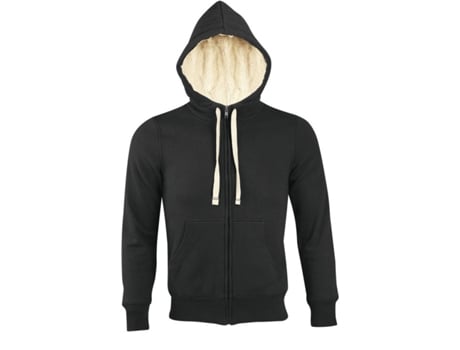 Abrigo SOL'S Sherpa Hombre (XL - Negro)