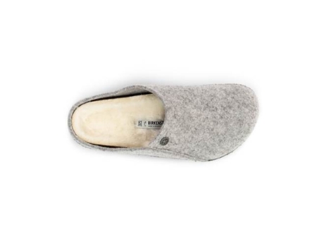 Chanclas de Hombre BIRKENSTOCK Zermatt Shearling Gris (45)