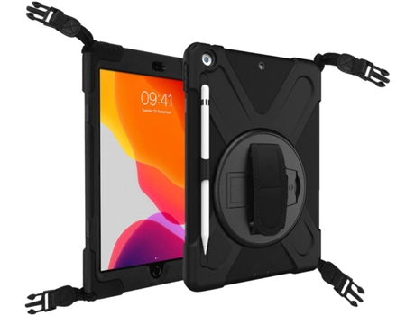 Funda iPad 2019 10.2 AKASHI BACK-AKA-SHAPE-IP102 Negro