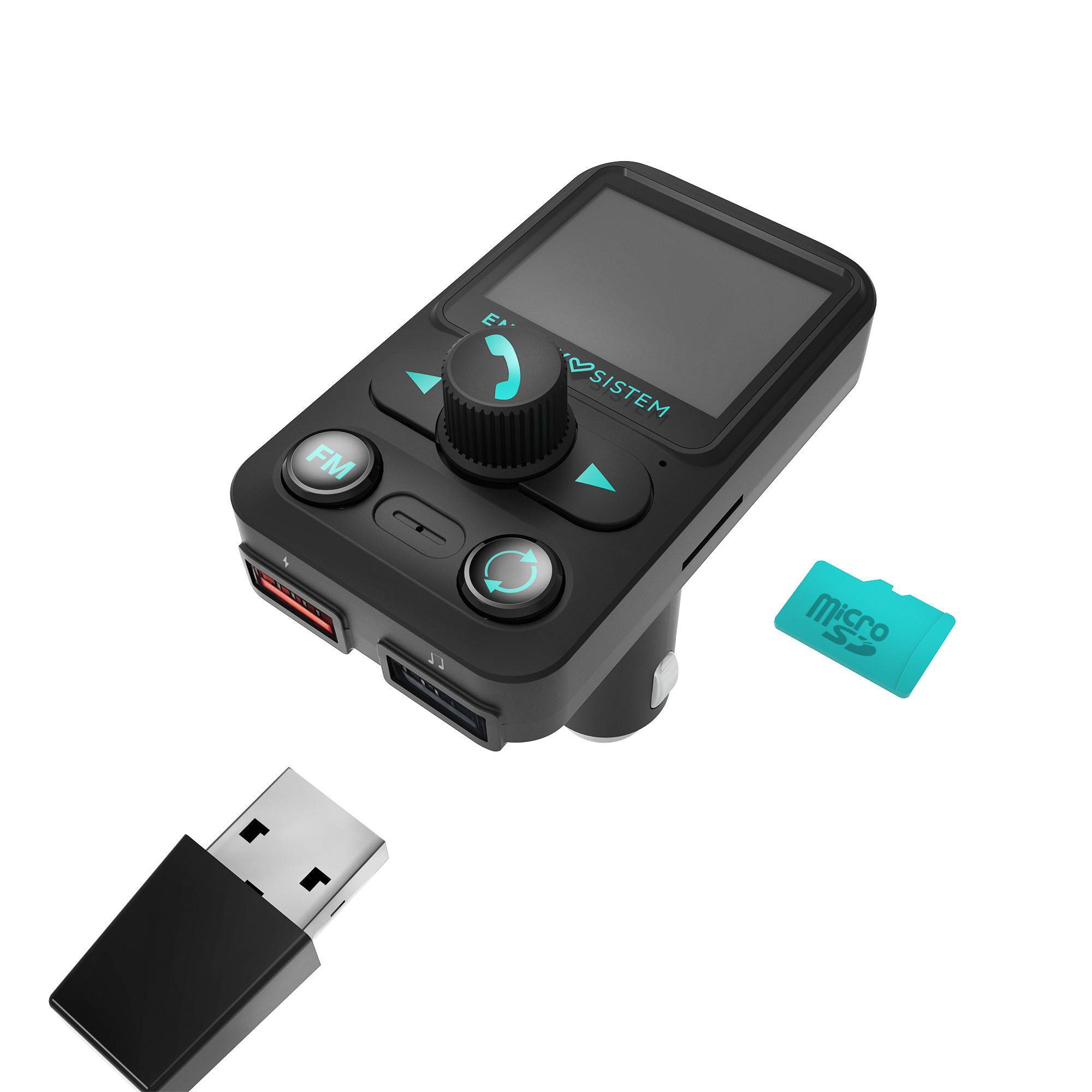 Transmisor Fm Energy sistem xtra car microsd usb mp3 transmitter para escuchar el coche lcd 14 bluetooth® navegaci 455249