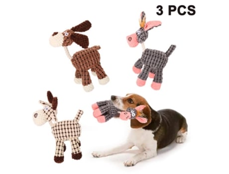 Juguetes para masticar cachorros, juego de 3 juguetes de cuerda para perros para masticadores agresivos, juguetes para perros con material seguro p...