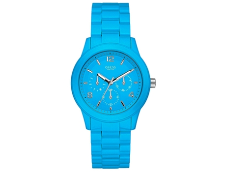 Reloj GUESS Mujer (Resina - Azul)