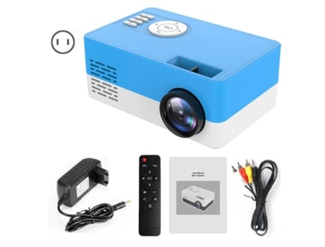 Mini Proyector J15 SLOWMOOSE 1080P Hdmi Usb Mini Beamer[Nos Azul]