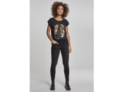 Camiseta mujer MISTER TEE bob marley lion face