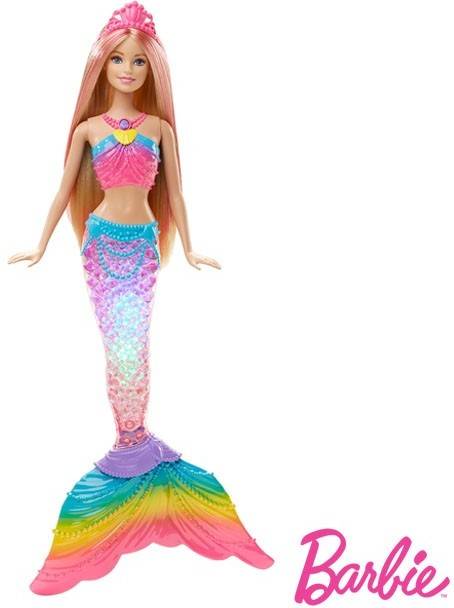 BARBIE: Rainbow Lights Mermaid (Edad Mínima: 3)