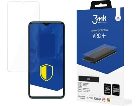 Protector Cristal Templado Xiaomi Redmi Note 8 Pro 3MK Arc Plus