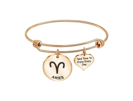 12 brazalete retráctil de constelación para disfrutar todos los días pulsera de oro rosa