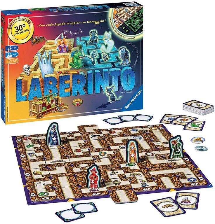 Juego de Mesa RAVENSBURGUER Laberinto Glow In The Dark (Edad Mínima: 8)