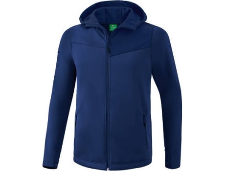 Chaqueta para Niños ERIMA Softshell Performance (Azul y Dark Sky - 10 Años)