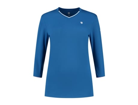 Camiseta de Mujer para Tenis K-SWISS Azul (M)