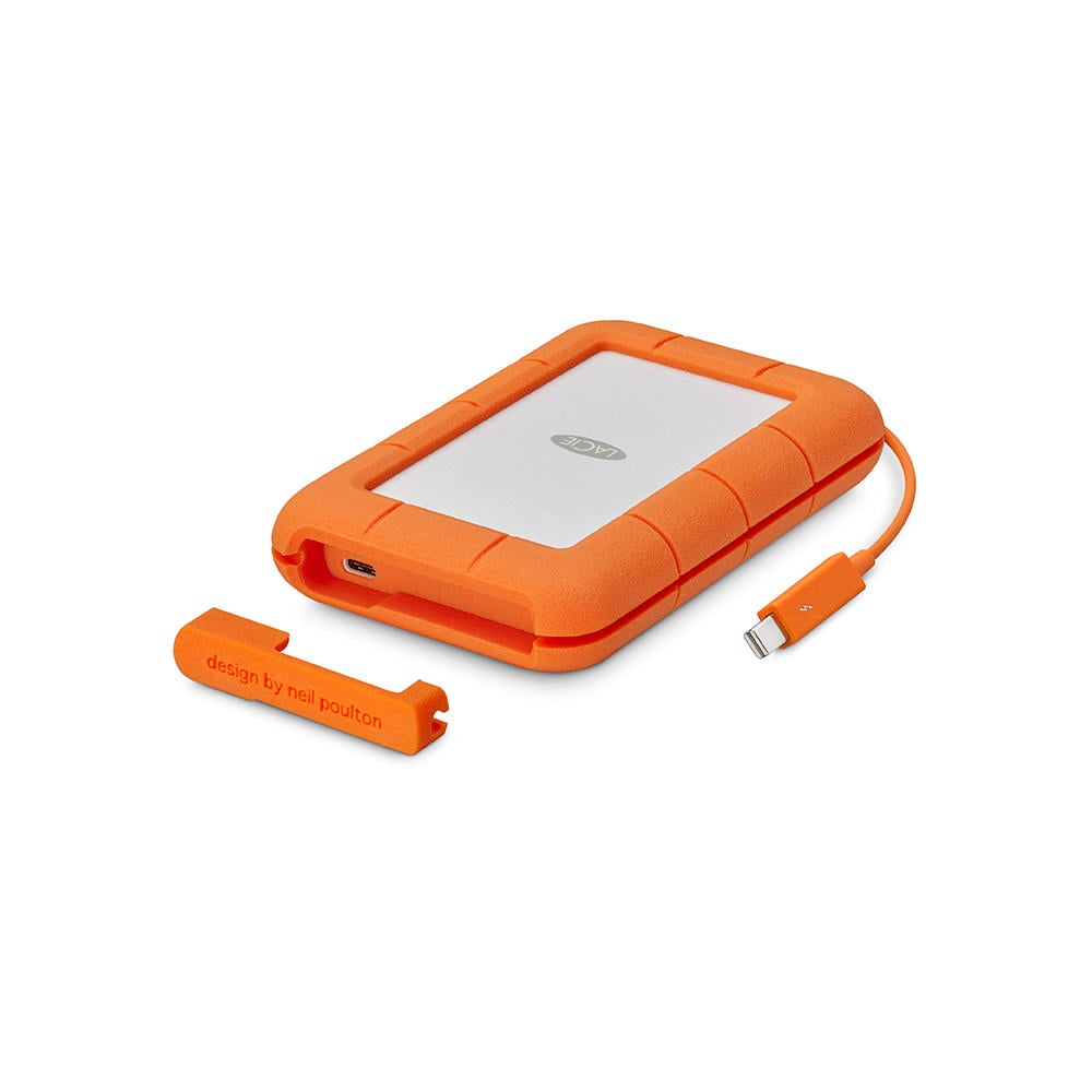 Disco HDD Externo LACIE Rugged USB (Gris - 2 TB - USB 3.0)