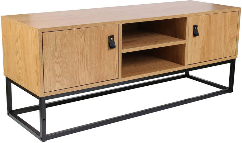 Mueble TV KASA Genebra (Madera y Metal - 120x39x41 cm)