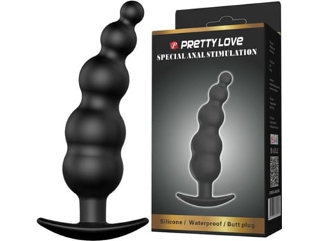 Estimulador Pretty Love estplove118 negro 11.8 cm bottom anal stimulation 150