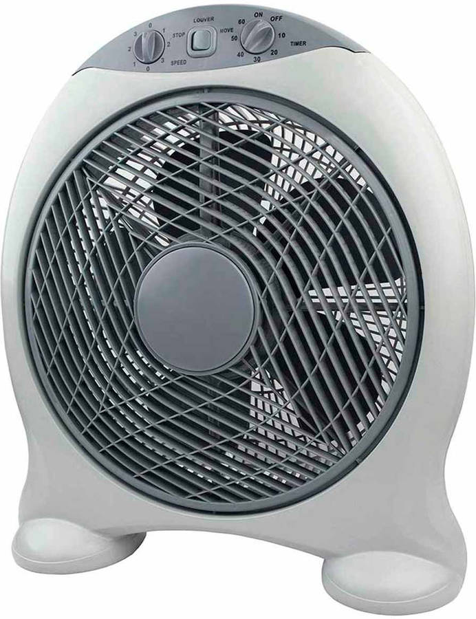 Ventilador de Sobremesa RAYDAN 26030 (30 cm - 50 W - Gris)