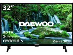 TV DAEWOO 32DM54HA1 (LED - 32'' - 81 cm - HD - Android Tv)