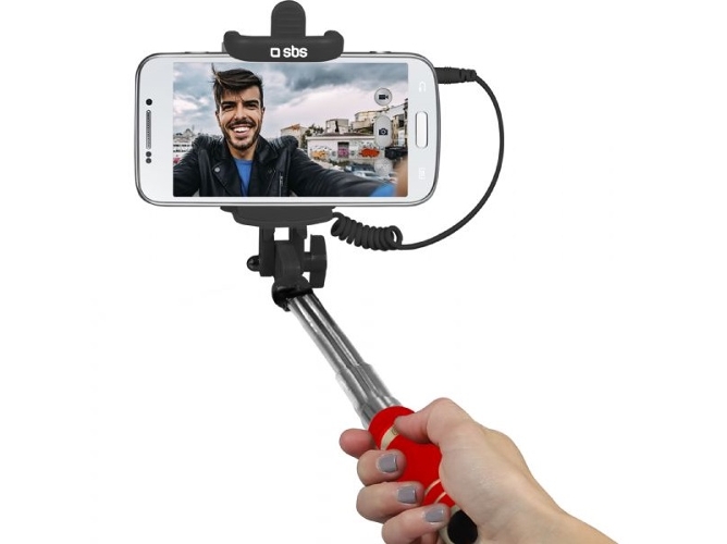 Selfie stick SBS Mini rojo