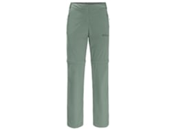 Pantalone JACK WOLFSKIN Glastal Zip Offw 15081514151 Poliéster para Mujer (38 - Verde)