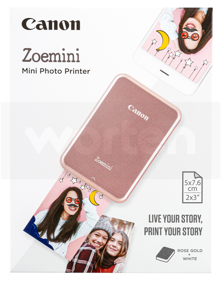 Impresora Portátil CANON Zoemini (Fotografía - Bluetooth)