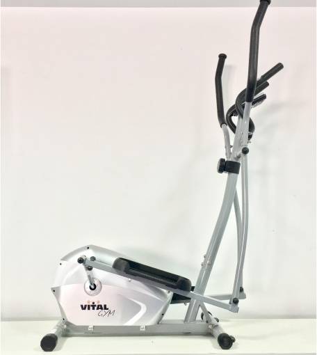 Bicicleta Elíptica VITAL GYM H-7 (Blanco - 60x127x148 cm)